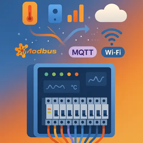 { "alt_text": "IoT у розподільчих щитах для моніторингу та управління енергоспоживанням." }